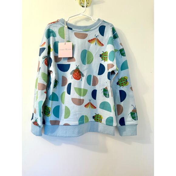 Anise & Ava NWT Kids Kelsey Nature Art Bugs 
Sweatshirt + Jogger Set - Picture 4 of 7